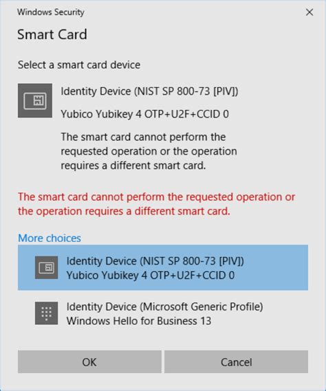 e02 smart card is invalid|The smart card cannot perform the requested operation .